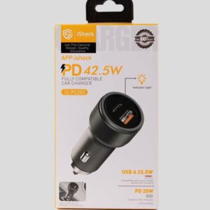 ⁦شاحن سيارة IS-PC203 iShock 42.5W⁩ - الصورة ⁦1⁩
