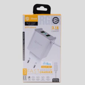 ⁦شاحن iShock T04 micro⁩ - الصورة ⁦1⁩