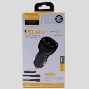 ⁦شاحن سياره iShock PC205 IOS ..⁩ - الصورة ⁦1⁩