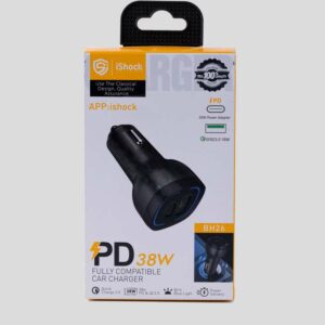 ⁦شاحن سيارة IS-PC61A 38W⁩ - الصورة ⁦1⁩